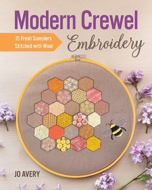 Borduurblad productfoto Boek Jo Avery 'Modern Crewel Embroidery'