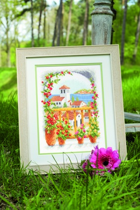 Borduurblad productfoto Patroon Zomer - Vervaco 2
