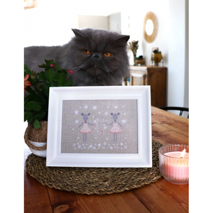 Borduurblad productfoto Boek Chats & Souris au point de croix - Mains & Merveilles 2
