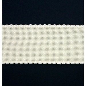 Borduurblad productfoto AIDA BORDUURBAND GEBROKENWIT 5 CM BREED