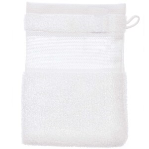 Borduurblad productfoto Rico Design Washandje van biologisch katoen - wit