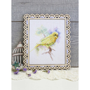 Borduurblad productfoto Borduurpakket MP Studia ‘Feathered Friend’ 2