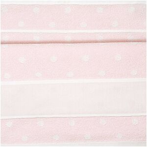 Borduurblad productfoto Rico Design badhanddoek roze polkadot
