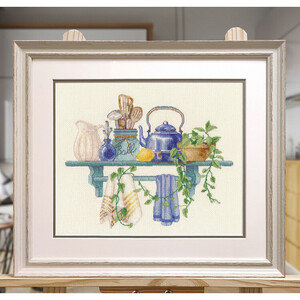 Borduurblad productfoto Borduurpakket Oven ‘Kitchen Composition’
