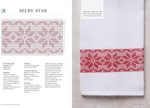 Borduurblad productfoto Boek Swedish Weaving Pattern Directory - Katherine Kennedy 2
