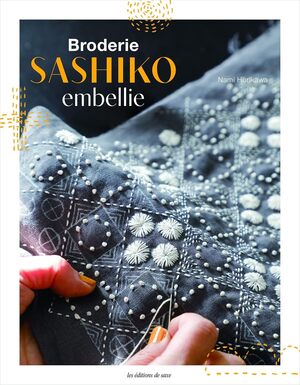Borduurblad productfoto Boek Broderie Sashiko Embellie - Nami Horikawa