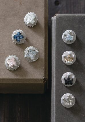 Borduurblad productfoto Boek Broderie Perles & Sequins Cahier Technique - Miho Fujii 2