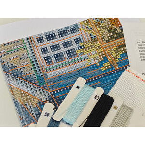 Borduurblad productfoto Borduurpakket AVA Stitch – Our Beach 2