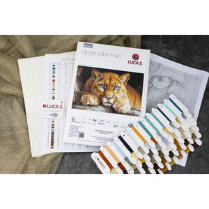 Borduurblad productfoto Borduurpakket Luca-S – The Wild Spirit 2