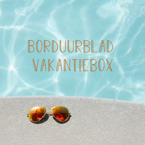 Borduurblad productfoto Borduurblad Vakantiebox