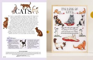 Borduurblad productfoto Boek The Ultimate Cross Stitch Pet Collection - Claire Crompton 2