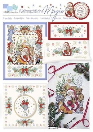 Borduurblad productfoto Lindner's Kreuzstiche Leaflet Weihnachtliche Magie 166