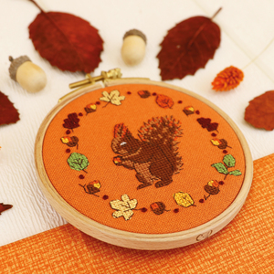 Borduurblad productfoto Digitaal patroon Eekhoorntje - Zweigart