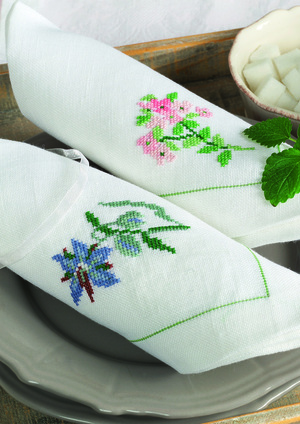 Borduurblad productfoto Digitaal patroon Kruiden Sampler - Anchor