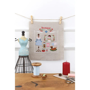 Borduurblad productfoto Boek Jolie Scenes au point de croix - Tania Santarelli 2