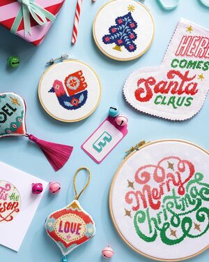 Borduurblad productfoto Boek Merry Stitchmas 2