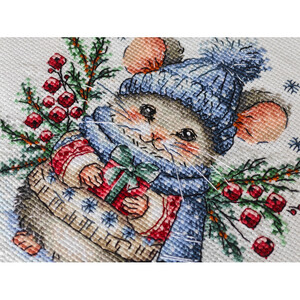 Borduurblad productfoto Borduurpakket AVA Stitch – Christmas Magic 2