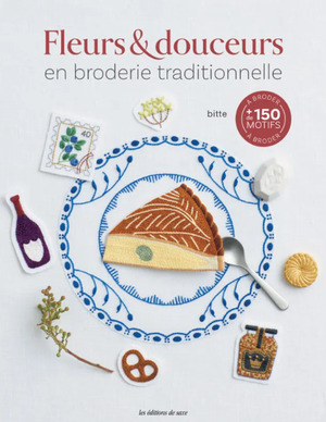 Borduurblad productfoto Boek Fleurs & Douceurs en Broderie Traditionnelle