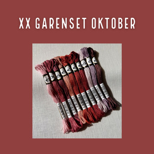 Borduurblad productfoto XX garenset Oktober