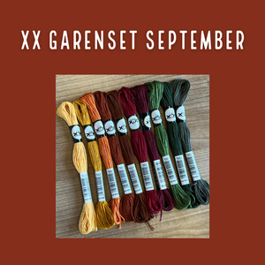 Borduurblad productfoto XX Garenset September