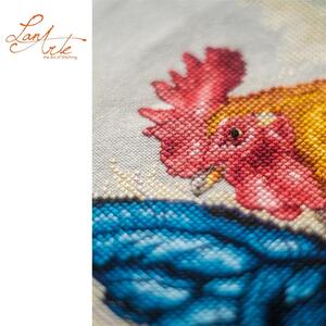 Borduurblad productfoto Borduurpakket LanArte - Ringleader 2