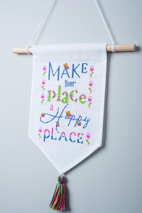 Borduurblad productfoto Digitaal patroon Happy Place - Anchor
