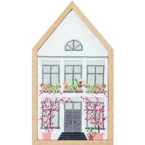 Borduurblad productfoto Digitaal patroon Bloemenhuisje - Rico Design